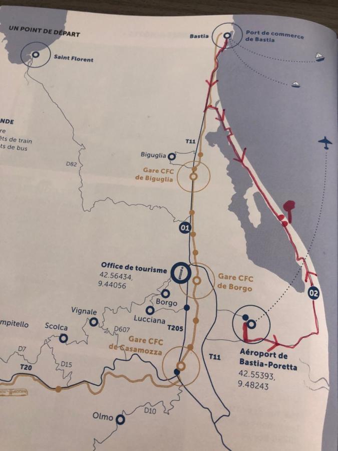 Sables De Biguglia Cordon Lagunaire Borgo  Eksteriør bilde